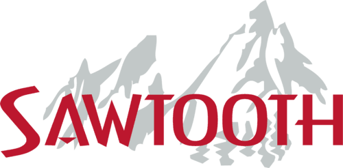 Sawtooth in red and gray